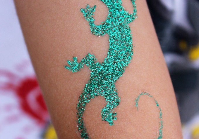 Glitzertattoos