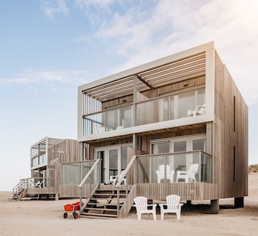 Slapen in een strandhuis